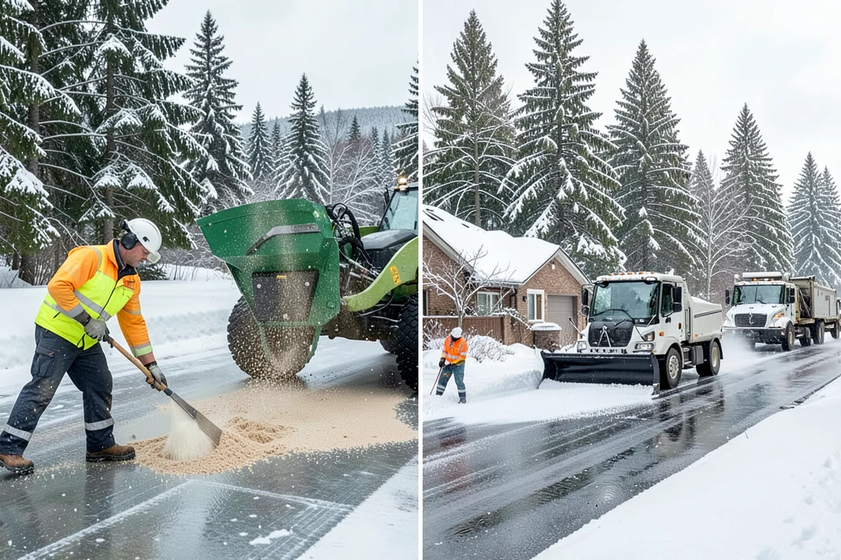 Office Building Snow Plowing in Sedro-Woolley, Skagit County, WA - Confirm building hours and set an overnight completion deadline