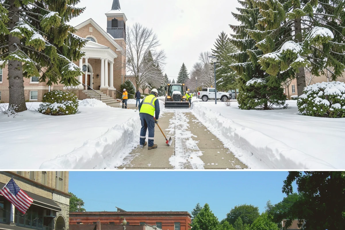 Office Building Snow Plowing in Snohomish, Snohomish County, WA - Arrange service before the winter season begins so your building never opens to an un-plowed lot.