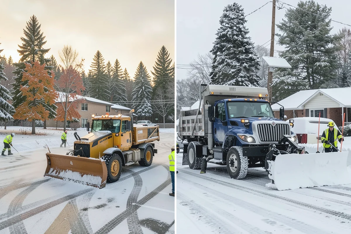Office Building Snow Plowing in South Prairie, Pierce County, WA - Confirm building hours and set an overnight completion deadline