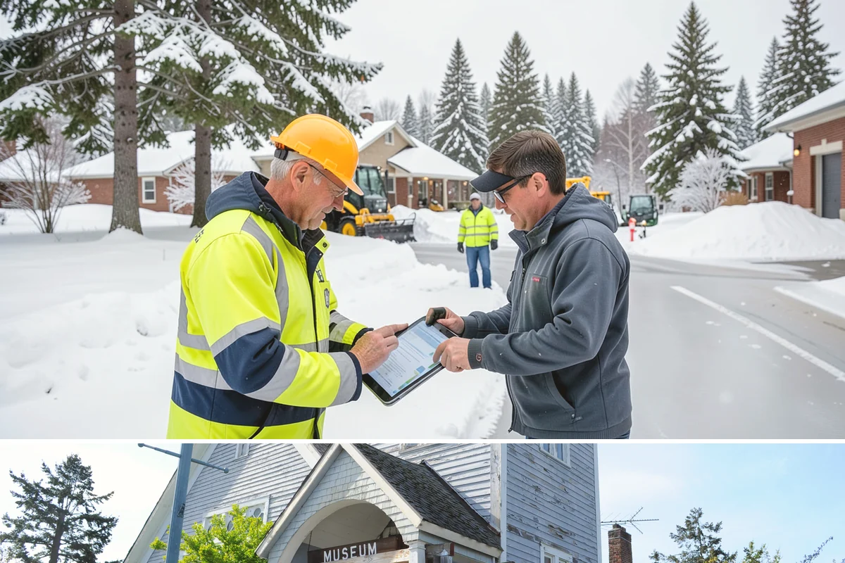 Office Building Snow Plowing in Steilacoom, Pierce County, WA - Arrange service before the winter season begins so your building never opens to an un-plowed lot.