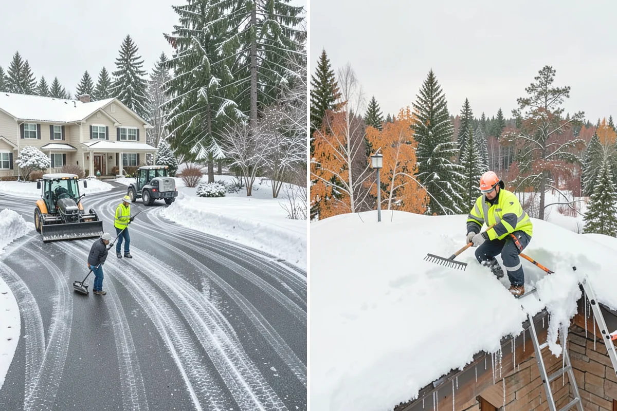 Office Building Snow Plowing in Yarrow Point, King County, WA - Confirm building hours and set an overnight completion deadline