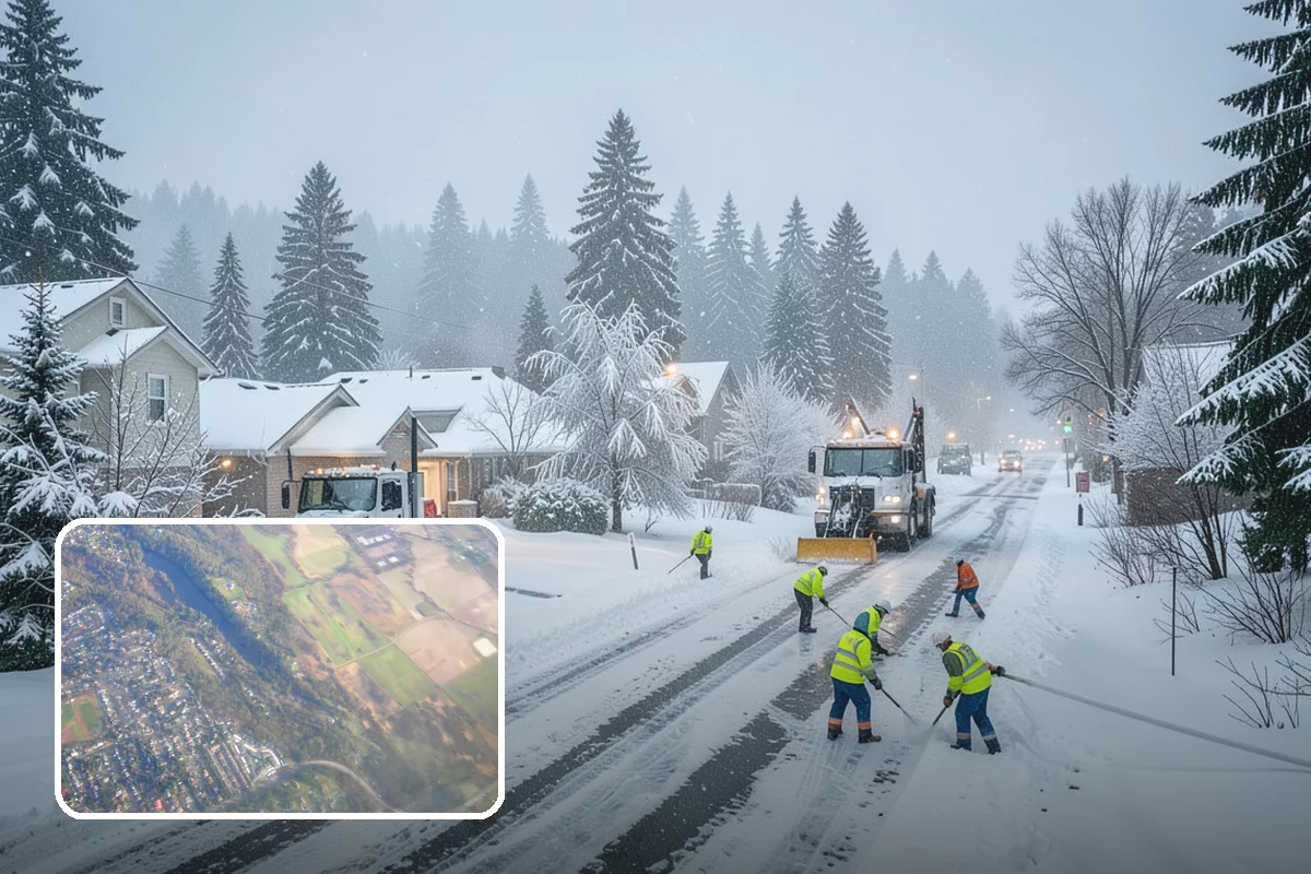 Office Park Snow Removal in Algona, King County, WA - Whole-campus coordination across shared lots and drives