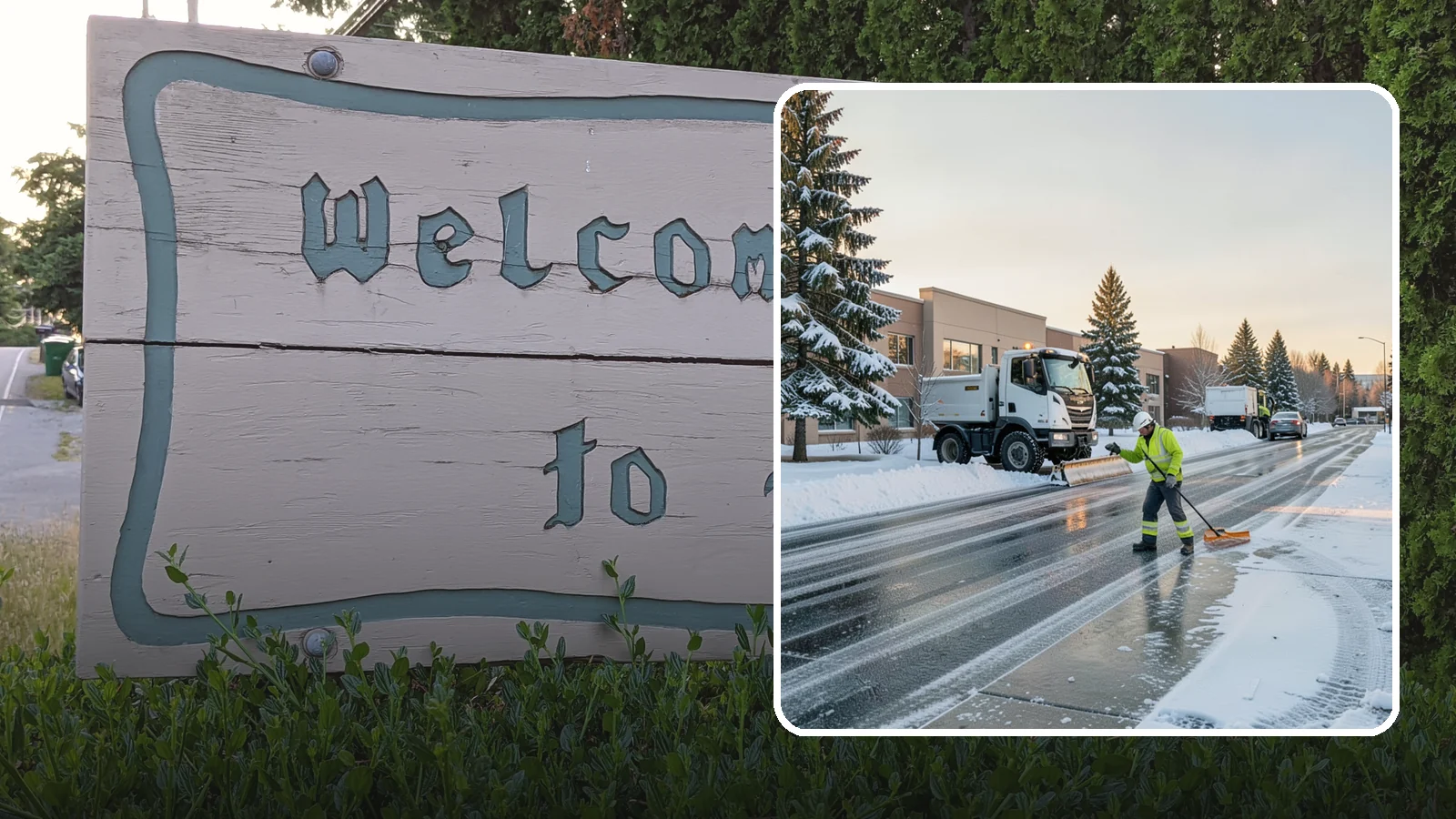 Office Park Snow Removal in Brier, Snohomish County, WA - Across multiple buildings and shared lots, we coordinate one seamless snow plan so every tenant's employees arrive to a cleared...