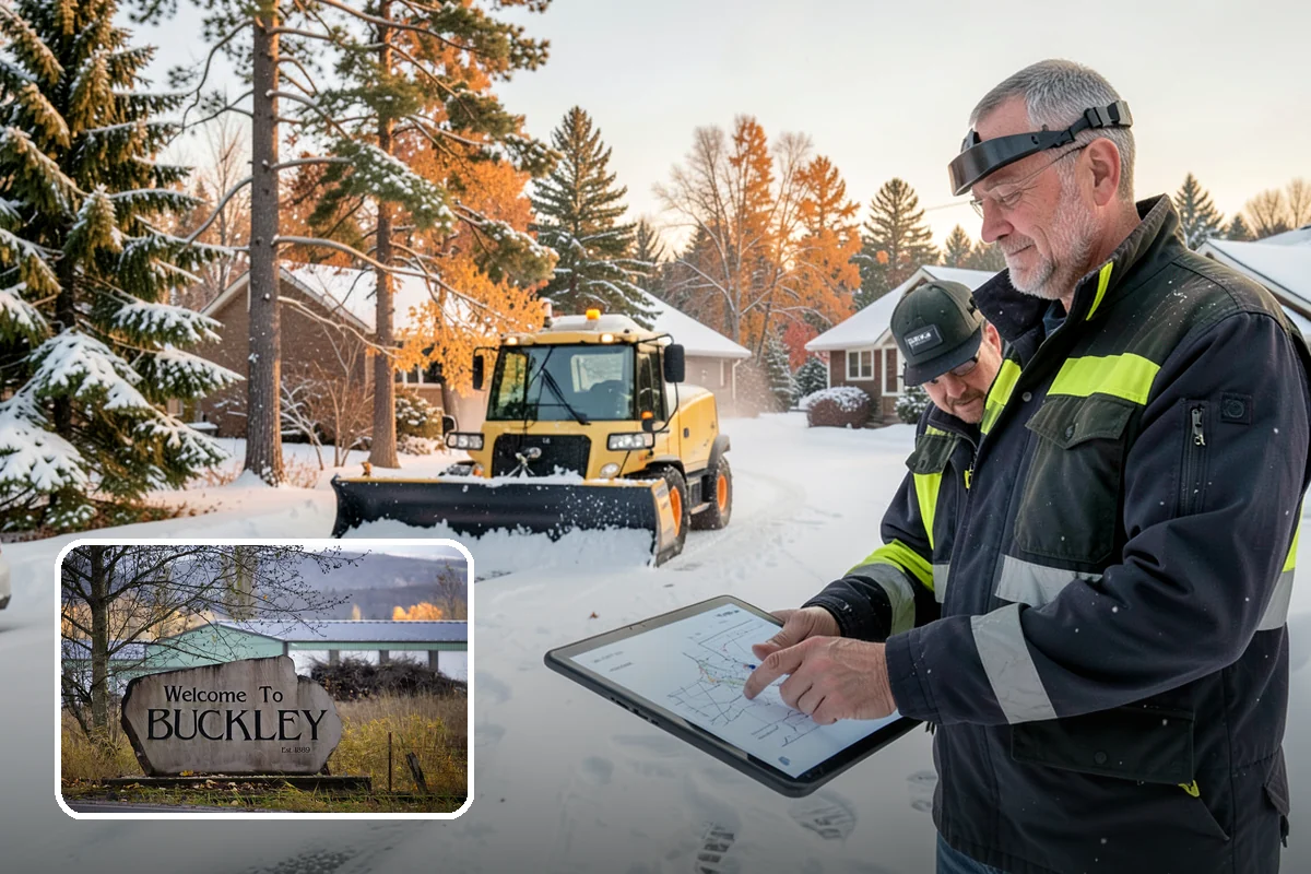 Office Park Snow Removal in Buckley, Pierce County, WA - Whole-campus coordination across shared lots and drives