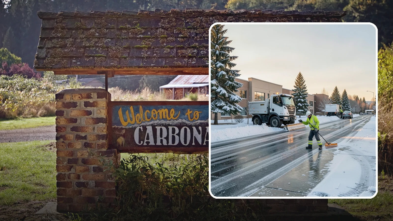 Office Park Snow Removal in Carbonado, Pierce County, WA - Across multiple buildings and shared lots, we coordinate one seamless snow plan so every tenant's employees arrive to a cleared...