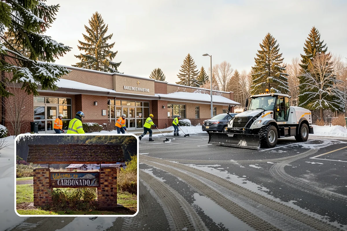 Office Park Snow Removal in Carbonado, Pierce County, WA - Whole-campus coordination across shared lots and drives