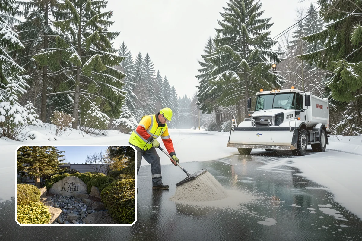 Office Park Snow Removal in Clyde Hill, King County, WA - Whole-campus coordination across shared lots and drives