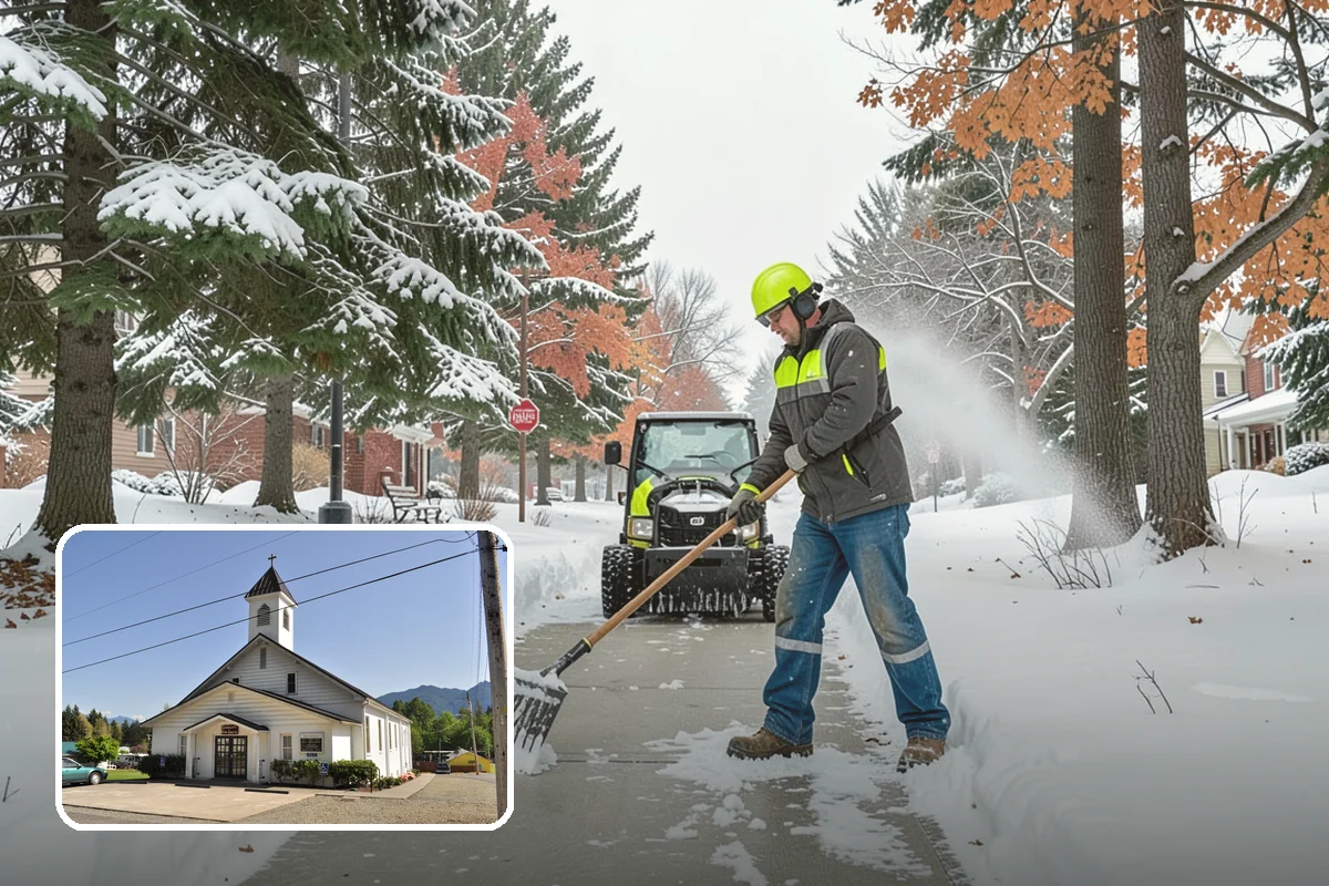 Office Park Snow Removal in Concrete, Skagit County, WA - Whole-campus coordination across shared lots and drives
