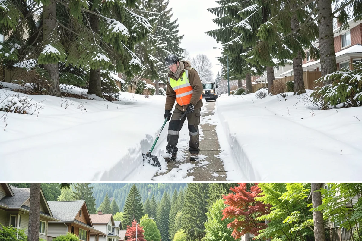 Office Park Snow Removal in Darrington, Snohomish County, WA - Office parks need dependable service December through February around weekday morning freeze events.