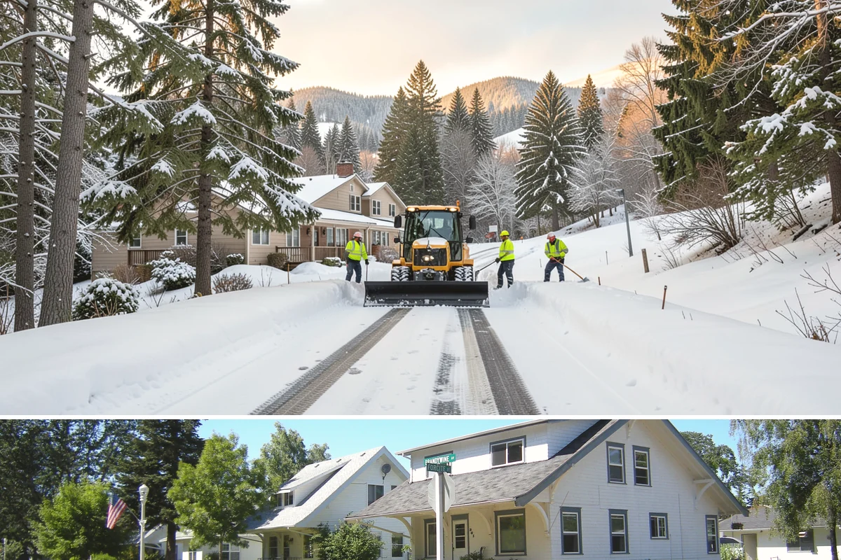 Office Park Snow Removal in DuPont, Pierce County, WA - Office parks need dependable service December through February around weekday morning freeze events.