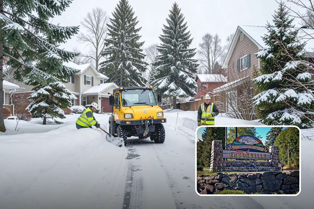 Office Park Snow Removal in Eatonville, Pierce County, WA - Whole-campus coordination across shared lots and drives