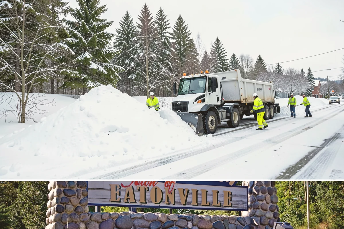 Office Park Snow Removal in Eatonville, Pierce County, WA - Office parks need dependable service December through February around weekday morning freeze events.