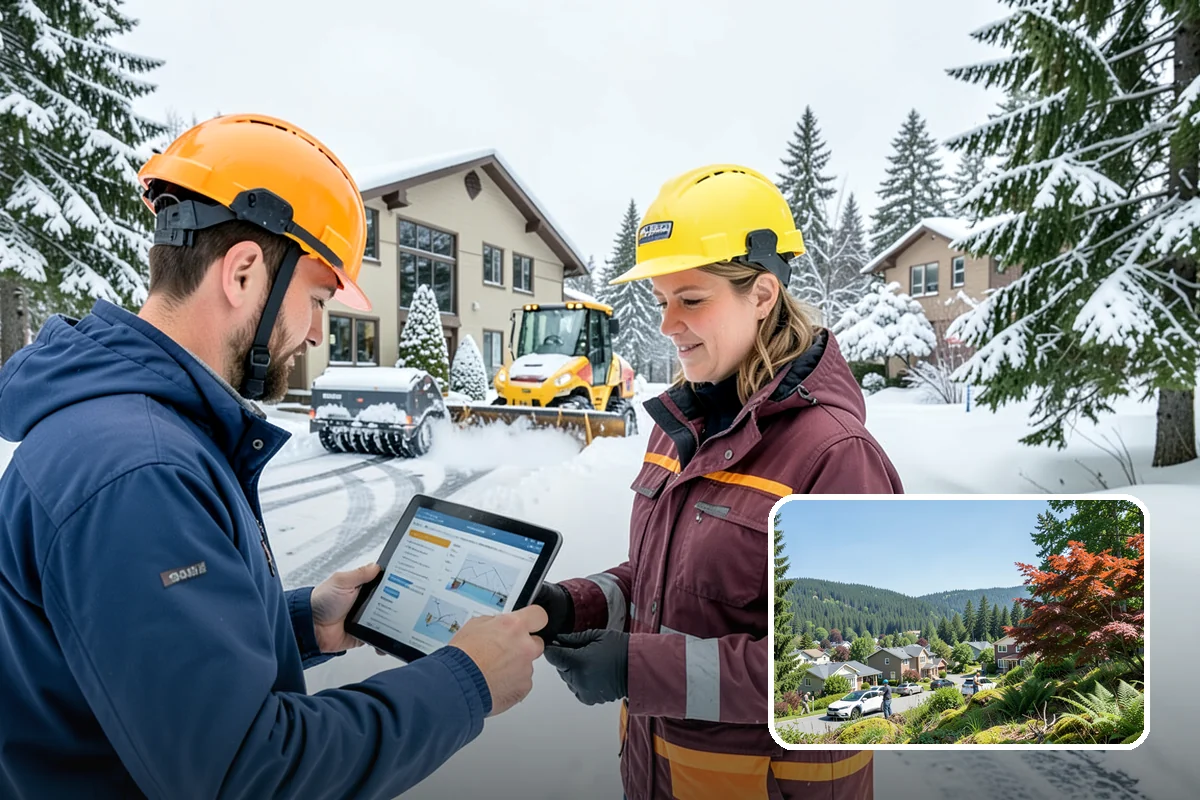 Office Park Snow Removal in Index, Snohomish County, WA - Whole-campus coordination across shared lots and drives