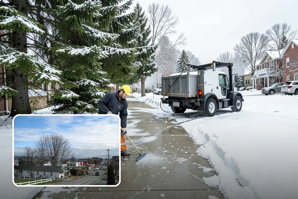 Office Park Snow Removal in Langley, Island County, WA - Whole-campus coordination across shared lots and drives