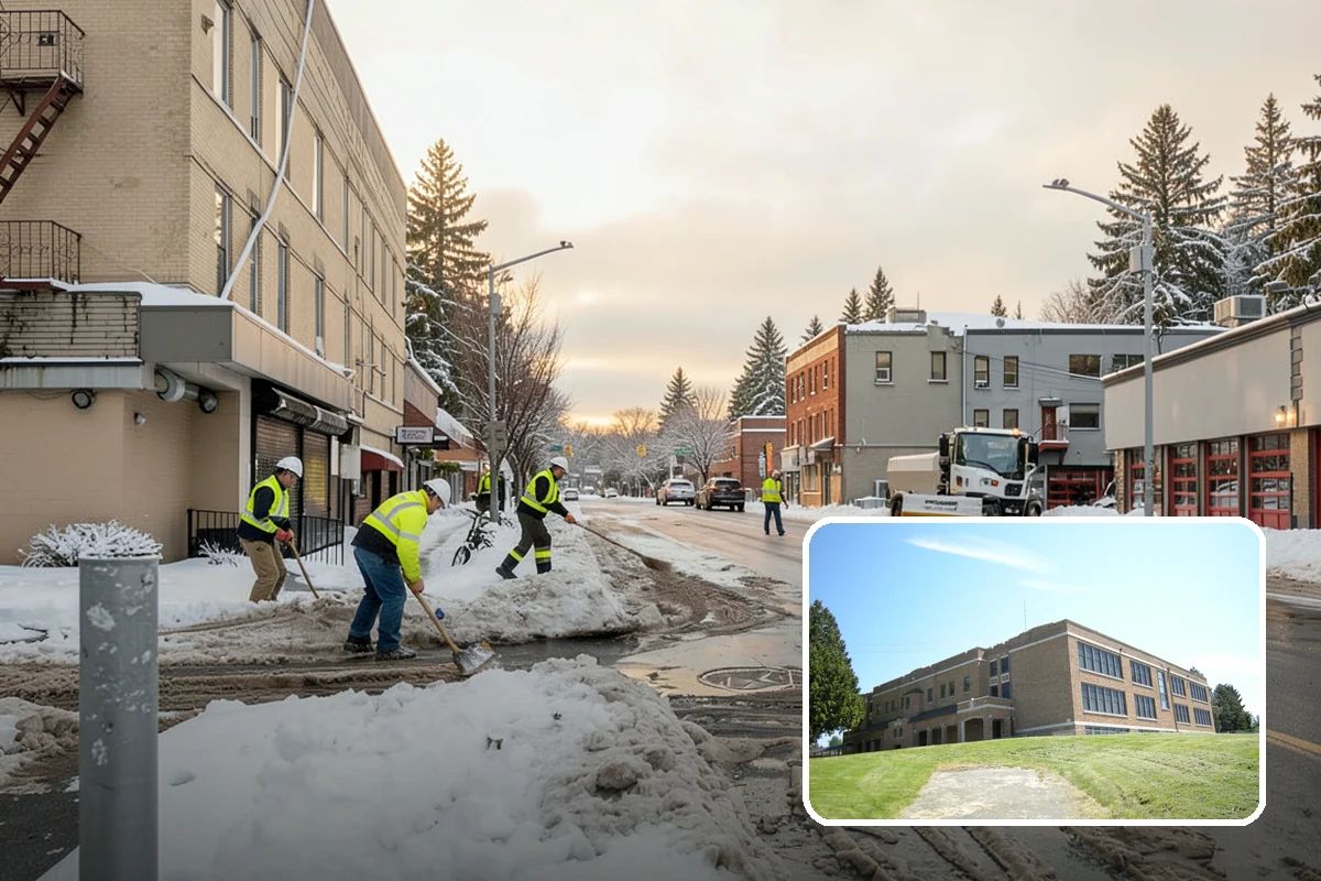 Office Park Snow Removal in Maple Valley, King County, WA - Whole-campus coordination across shared lots and drives