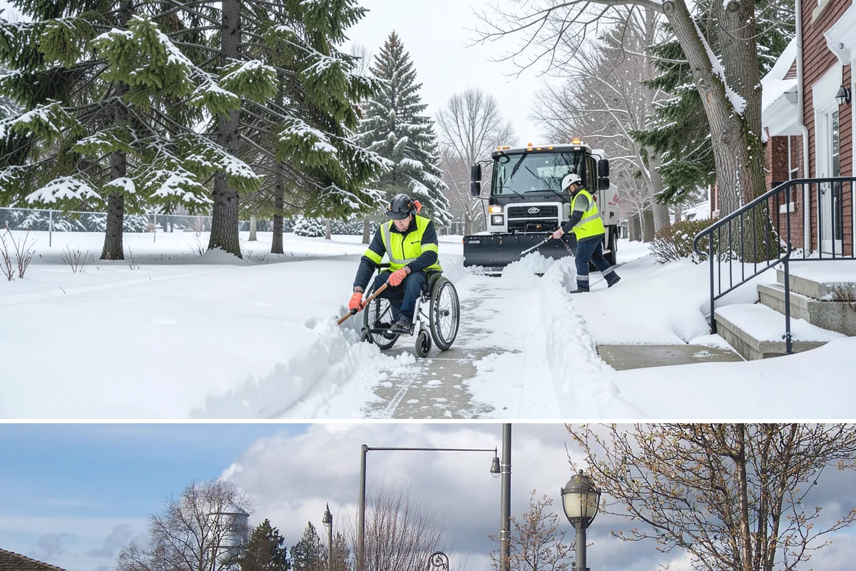 Office Park Snow Removal in Marysville, Snohomish County, WA - Office parks need dependable service December through February around weekday morning freeze events.