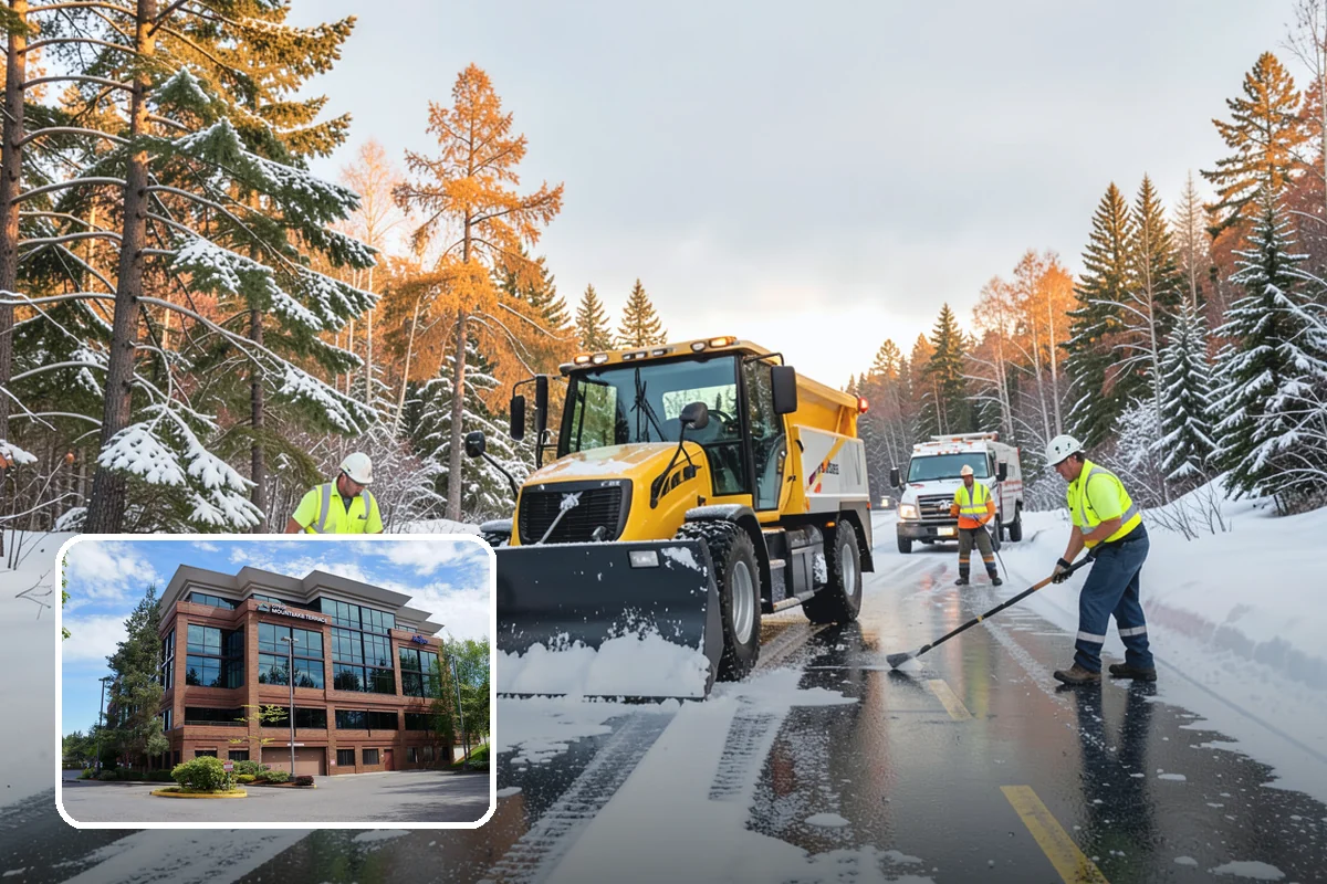 Office Park Snow Removal in Mountlake Terrace, Snohomish County, WA - Whole-campus coordination across shared lots and drives