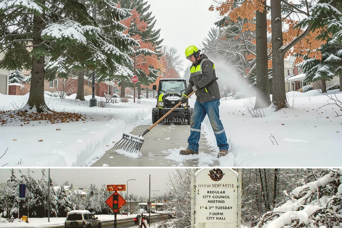 Office Park Snow Removal in Newcastle, King County, WA - Office parks need dependable service December through February around weekday morning freeze events.