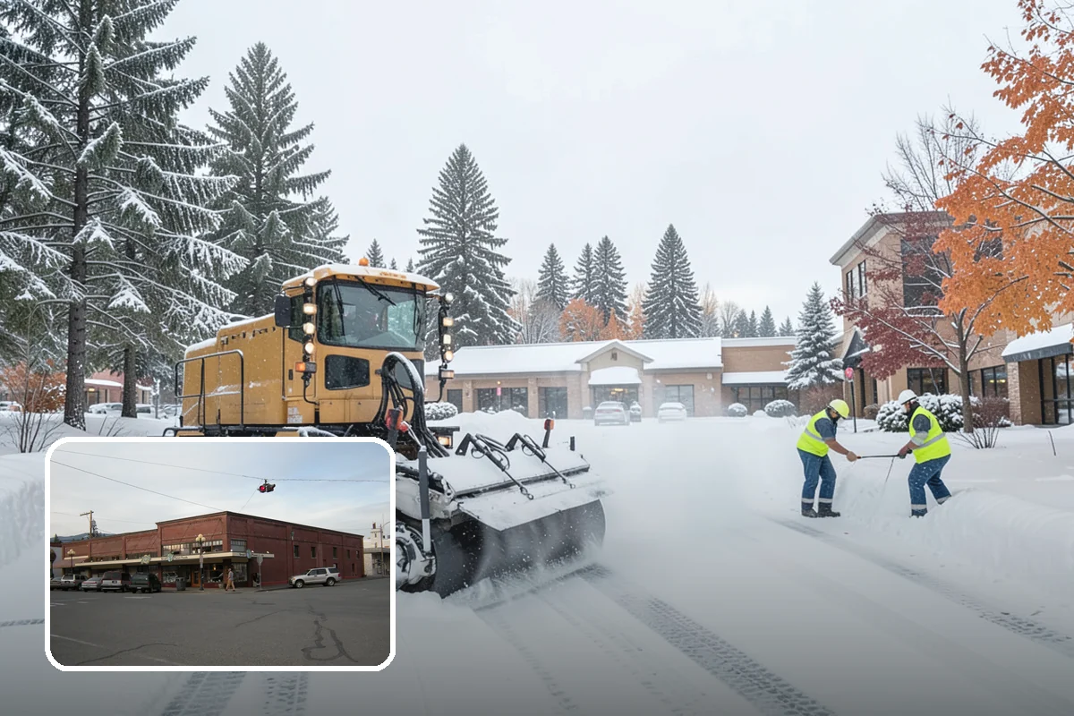 Office Park Snow Removal in Sedro-Woolley, Skagit County, WA - Whole-campus coordination across shared lots and drives