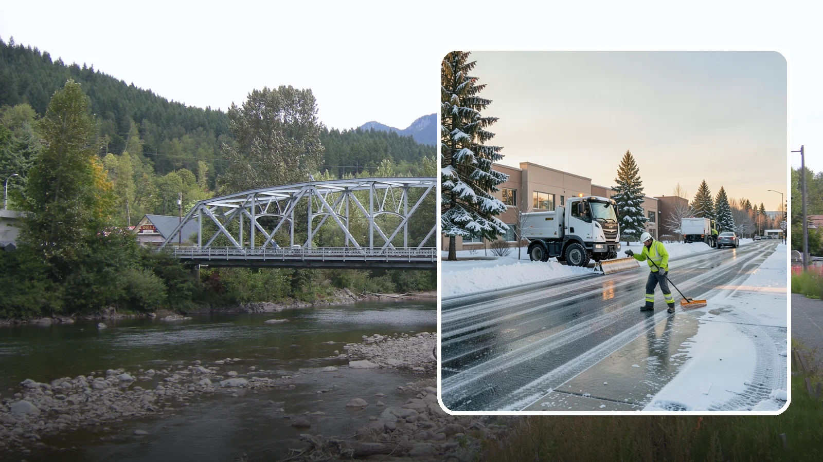 Office Park Snow Removal in Skykomish, King County, WA - Across multiple buildings and shared lots, we coordinate one seamless snow plan so every tenant's employees arrive to a cleared...