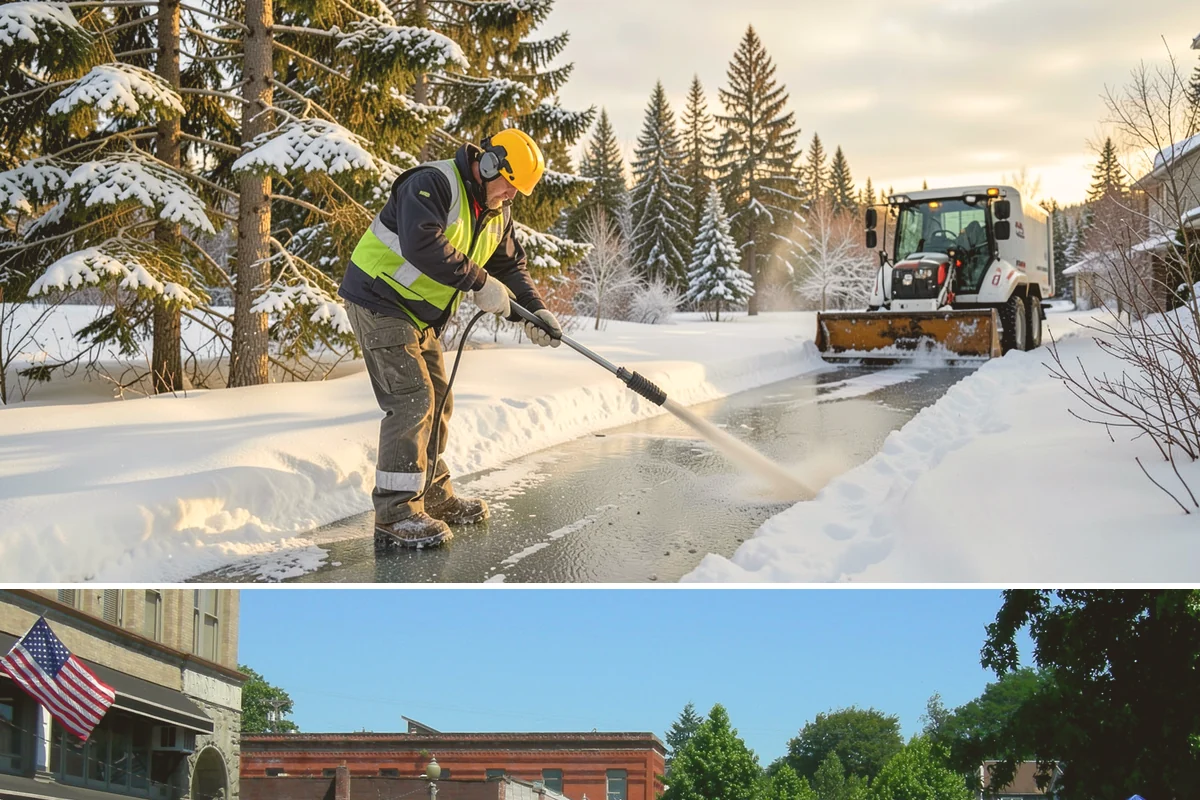 Office Park Snow Removal in Snohomish, Snohomish County, WA - Office parks need dependable service December through February around weekday morning freeze events.