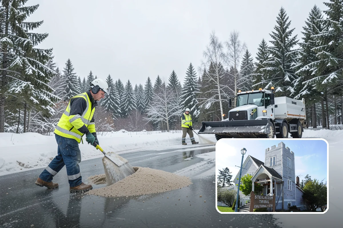 Office Park Snow Removal in Steilacoom, Pierce County, WA - Whole-campus coordination across shared lots and drives