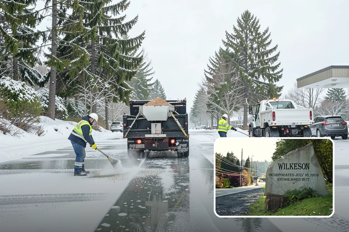 Office Park Snow Removal in Wilkeson, Pierce County, WA - Whole-campus coordination across shared lots and drives