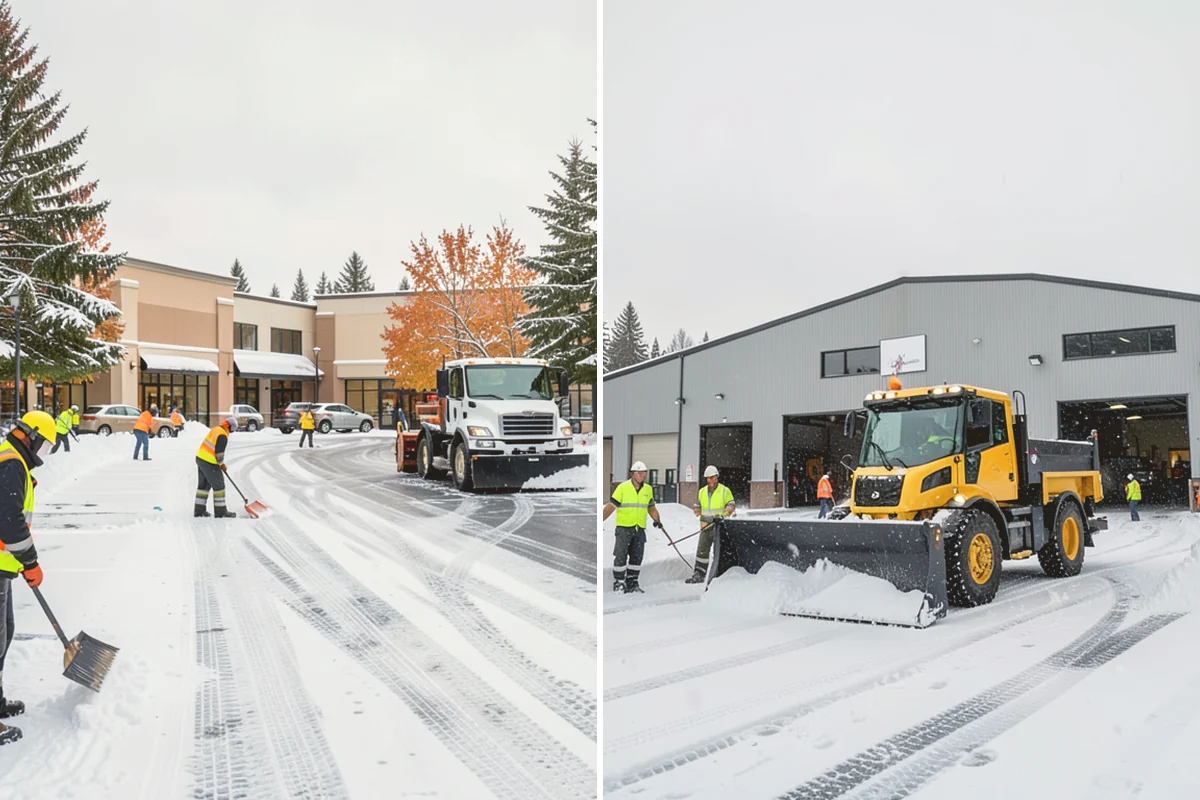 Office Parking Lot Snow Removal in Algona, King County, WA - Confirm your lot layout, entrances, and reserved spaces in advance