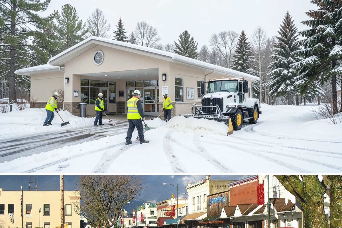 Office Parking Lot Snow Removal in Arlington, Snohomish County, WA - Office lots need the most attention during December and January cold snaps when overnight temperatures dip below freezing after...