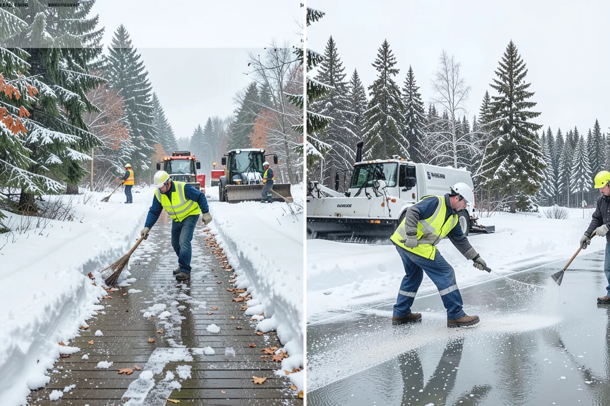 Office Parking Lot Snow Removal in Beaux Arts Village, King County, WA - Confirm your lot layout, entrances, and reserved spaces in advance