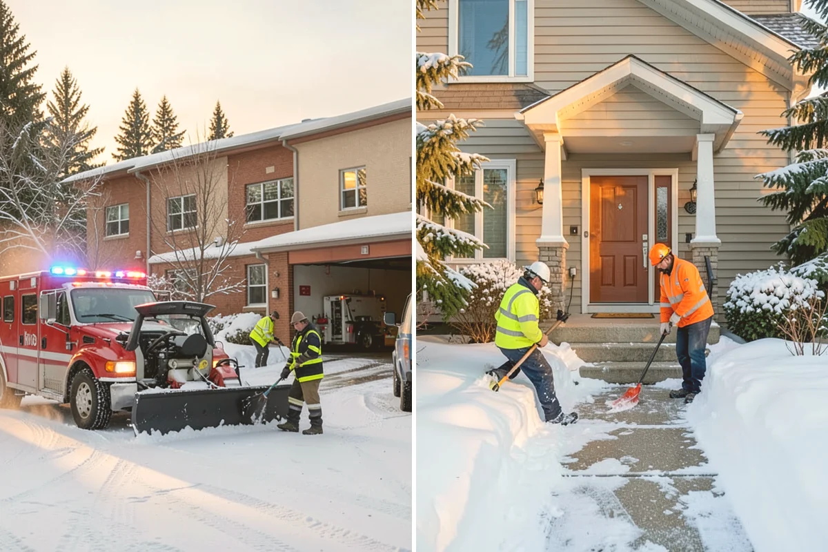 Office Parking Lot Snow Removal in Brier, Snohomish County, WA - Confirm your lot layout, entrances, and reserved spaces in advance