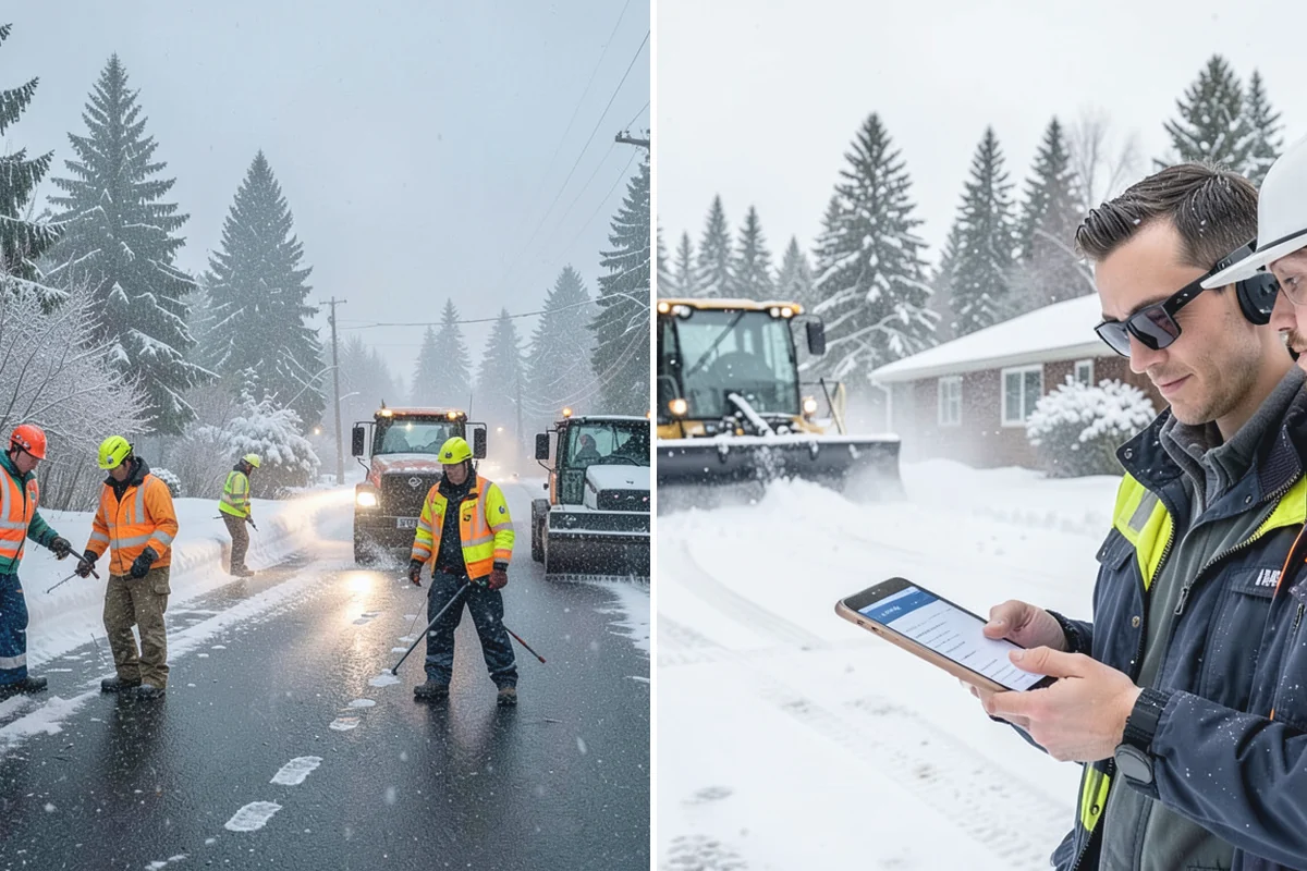 Office Parking Lot Snow Removal in Buckley, Pierce County, WA - Confirm your lot layout, entrances, and reserved spaces in advance
