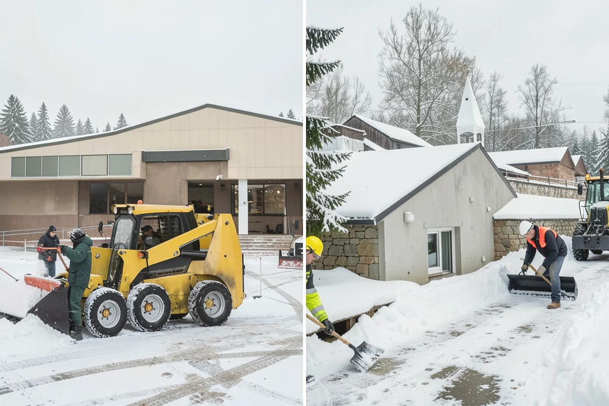 Office Parking Lot Snow Removal in Burien, King County, WA - Confirm your lot layout, entrances, and reserved spaces in advance