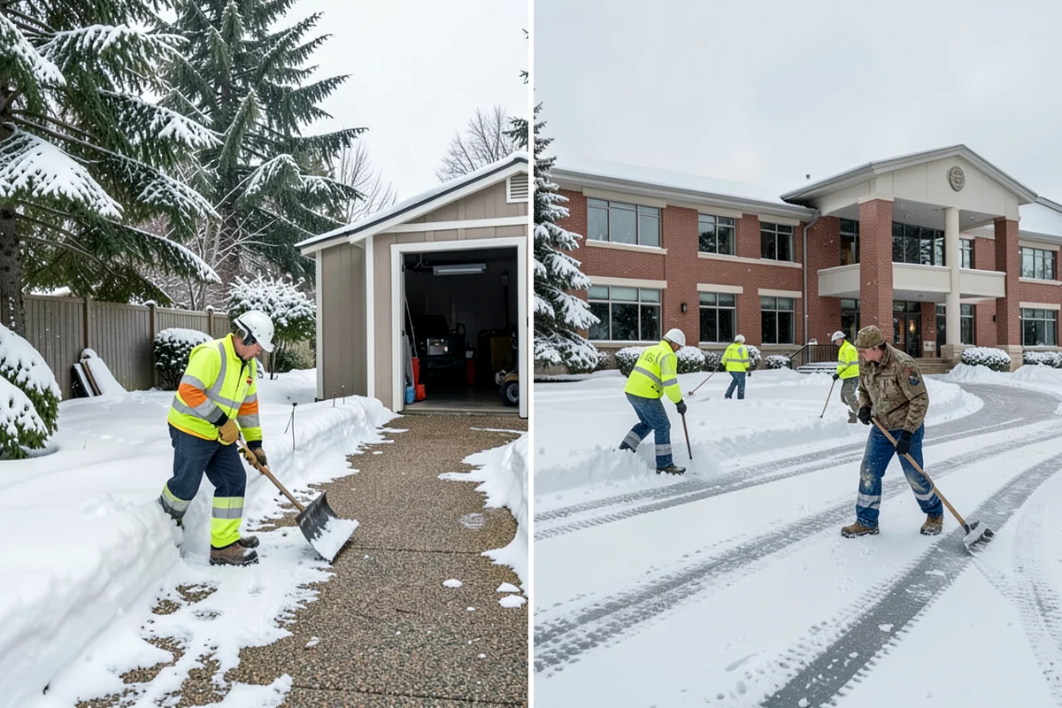 Office Parking Lot Snow Removal in Concrete, Skagit County, WA - Confirm your lot layout, entrances, and reserved spaces in advance