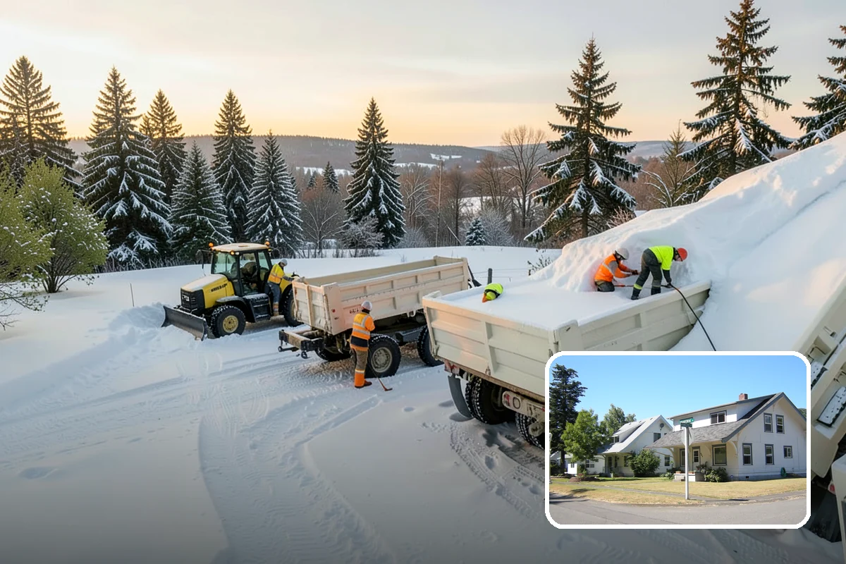 Office Parking Lot Snow Removal in DuPont, Pierce County, WA - Early-morning clearing timed to beat the commute