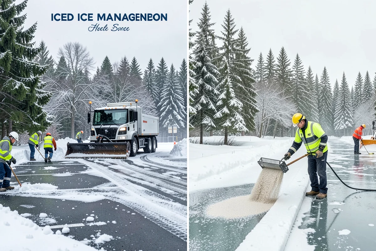 Office Parking Lot Snow Removal in DuPont, Pierce County, WA - Confirm your lot layout, entrances, and reserved spaces in advance