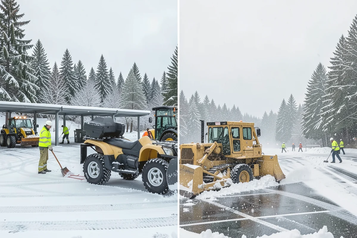 Office Parking Lot Snow Removal in Edgewood, Pierce County, WA - Confirm your lot layout, entrances, and reserved spaces in advance