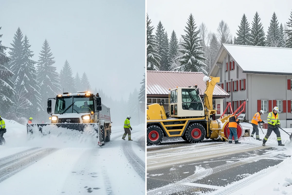 Office Parking Lot Snow Removal in Everett, Snohomish County, WA - Confirm your lot layout, entrances, and reserved spaces in advance