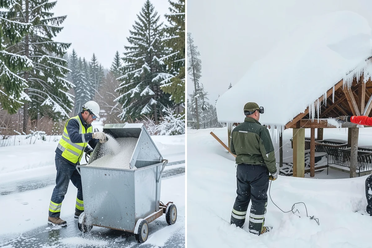 Office Parking Lot Snow Removal in Granite Falls, Snohomish County, WA - Confirm your lot layout, entrances, and reserved spaces in advance
