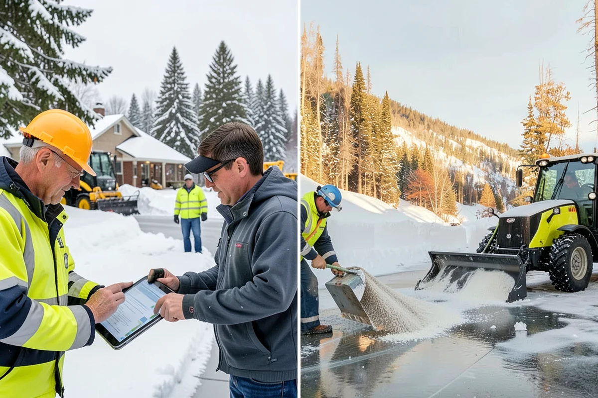 Office Parking Lot Snow Removal in Hunts Point, King County, WA - Confirm your lot layout, entrances, and reserved spaces in advance