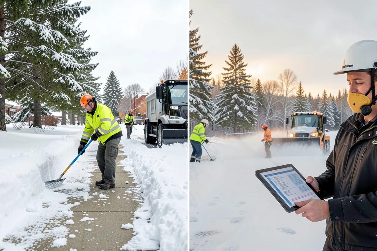 Office Parking Lot Snow Removal in Kenmore, King County, WA - Confirm your lot layout, entrances, and reserved spaces in advance