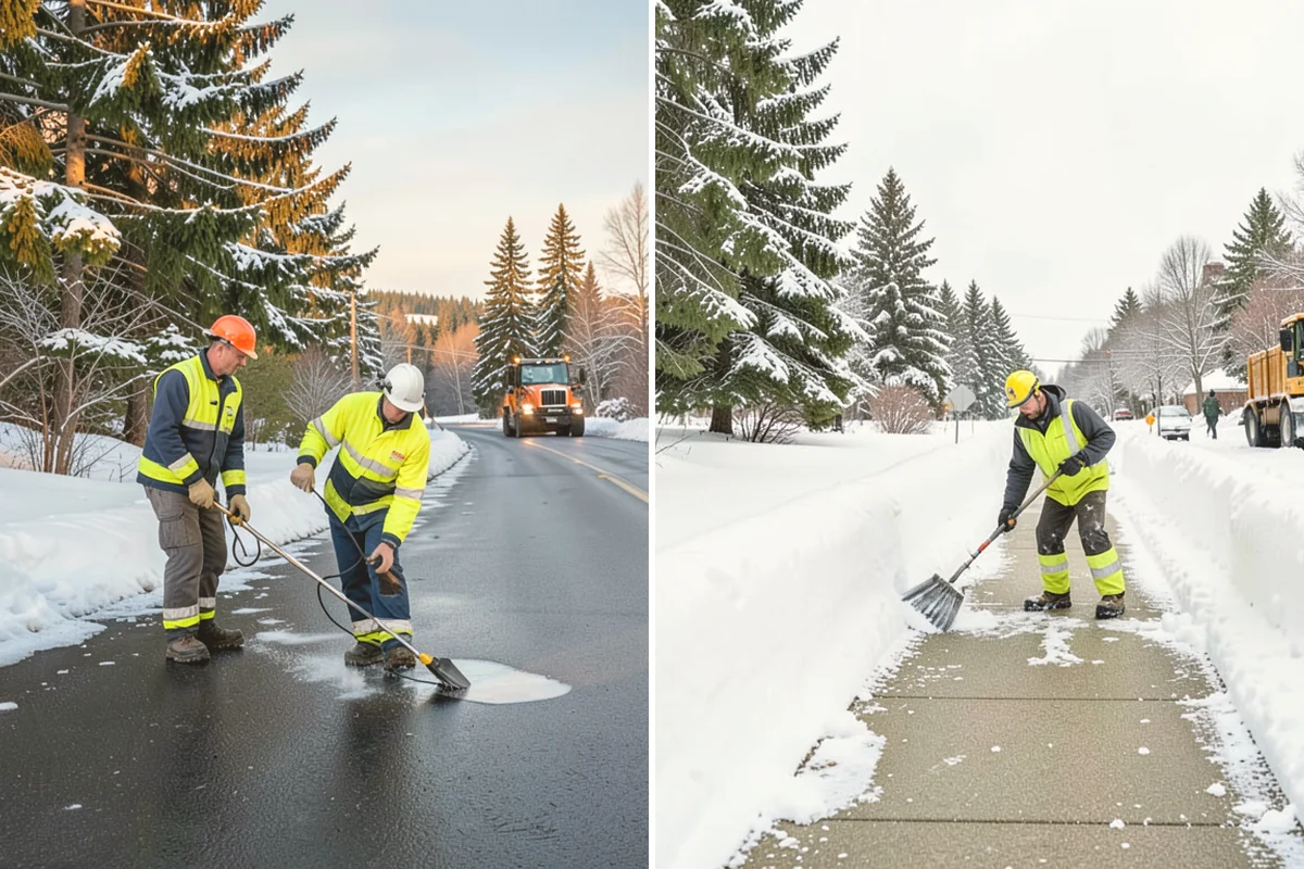 Office Parking Lot Snow Removal in Kent, King County, WA - Confirm your lot layout, entrances, and reserved spaces in advance