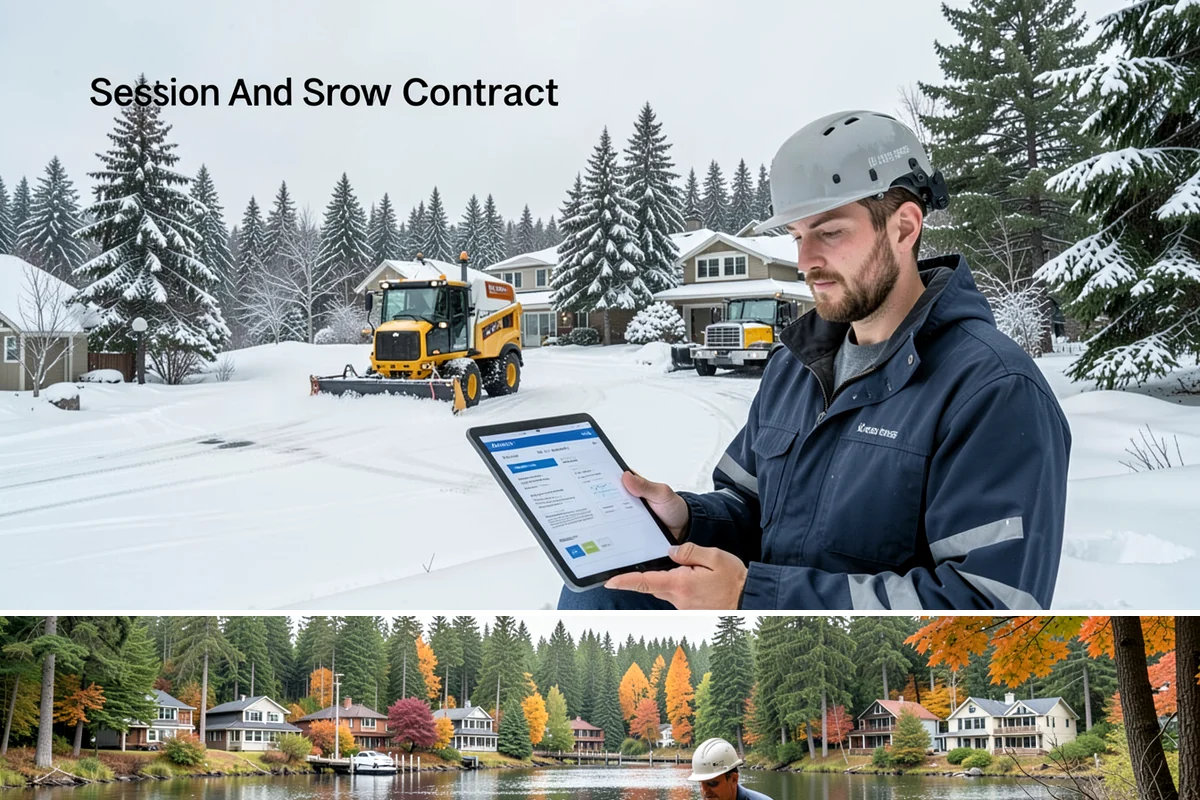 Office Parking Lot Snow Removal in La Conner, Skagit County, WA - Office lots need the most attention during December and January cold snaps when overnight temperatures dip below freezing after...