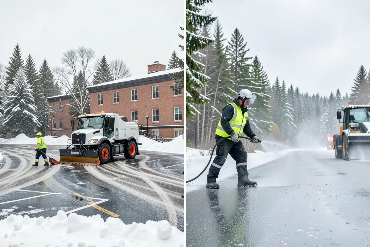 Office Parking Lot Snow Removal in Lake Forest Park, King County, WA - Confirm your lot layout, entrances, and reserved spaces in advance