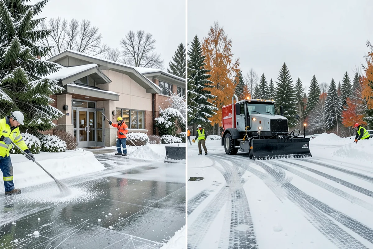 Office Parking Lot Snow Removal in Lakewood, Pierce County, WA - Confirm your lot layout, entrances, and reserved spaces in advance