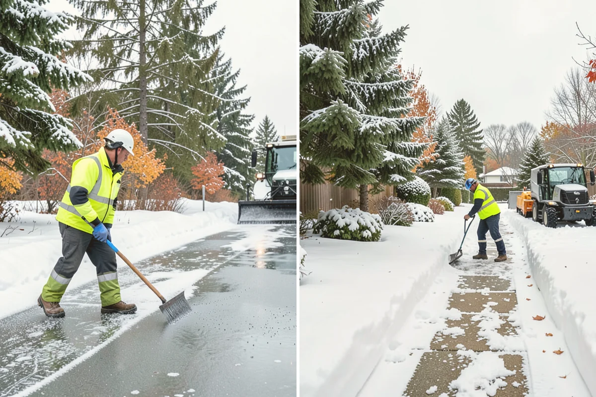 Office Parking Lot Snow Removal in Lynnwood, Snohomish County, WA - Confirm your lot layout, entrances, and reserved spaces in advance
