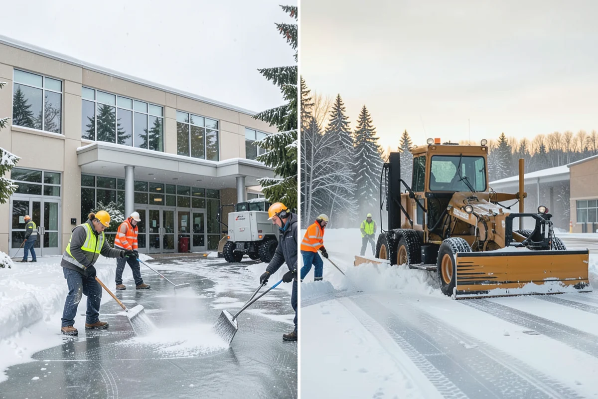 Office Parking Lot Snow Removal in Medina, King County, WA - Confirm your lot layout, entrances, and reserved spaces in advance