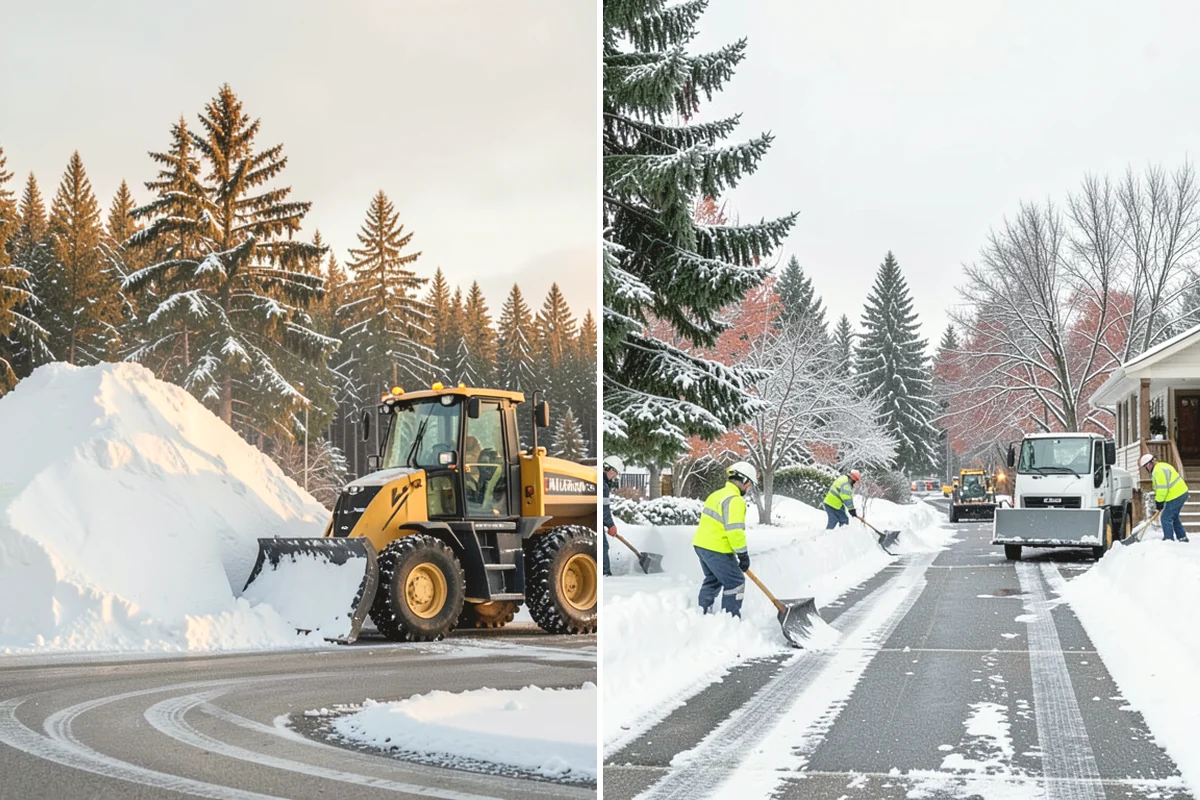 Office Parking Lot Snow Removal in Monroe, Snohomish County, WA - Confirm your lot layout, entrances, and reserved spaces in advance