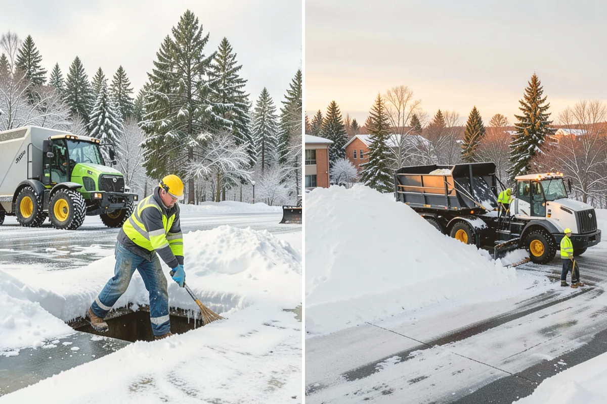 Office Parking Lot Snow Removal in Newcastle, King County, WA - Confirm your lot layout, entrances, and reserved spaces in advance