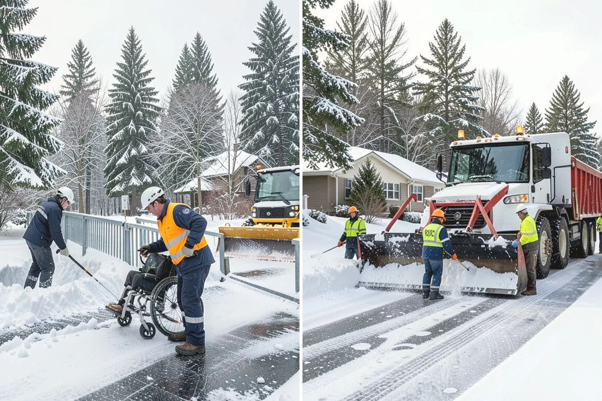 Office Parking Lot Snow Removal in Oak Harbor, Island County, WA - Confirm your lot layout, entrances, and reserved spaces in advance